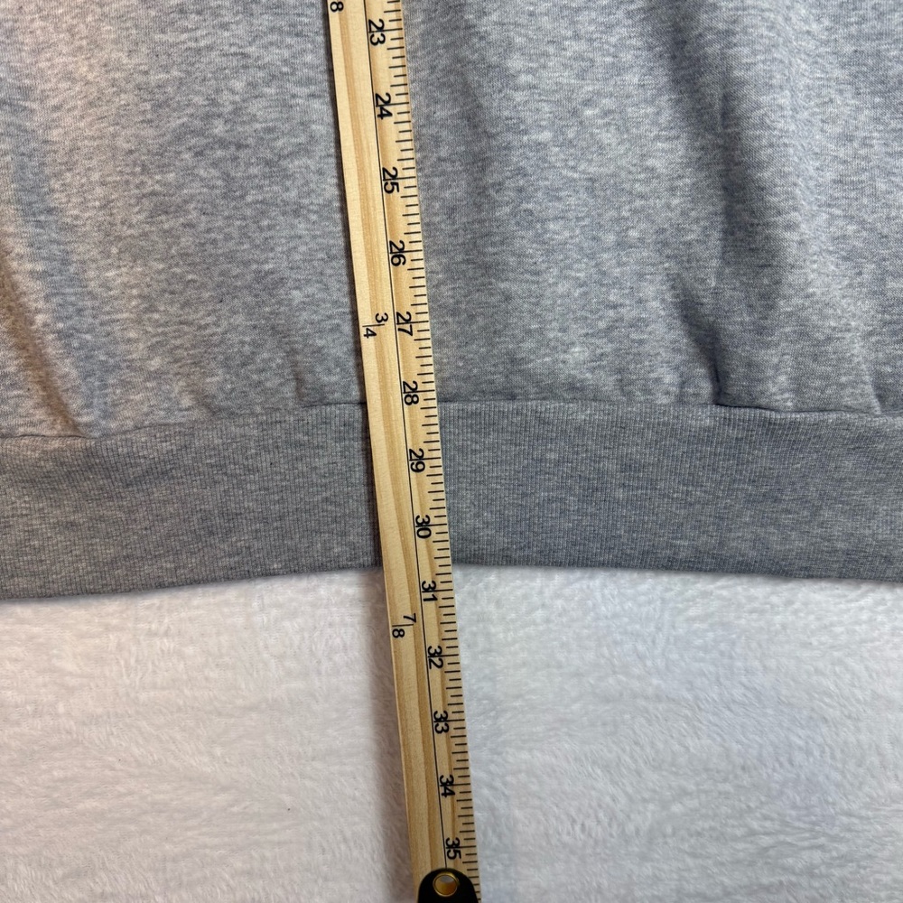 adidas Sweater Women’s 2XL Gray Essentials Comfort Elongated 1/4 Zip GD2590 - Picture 10 of 10